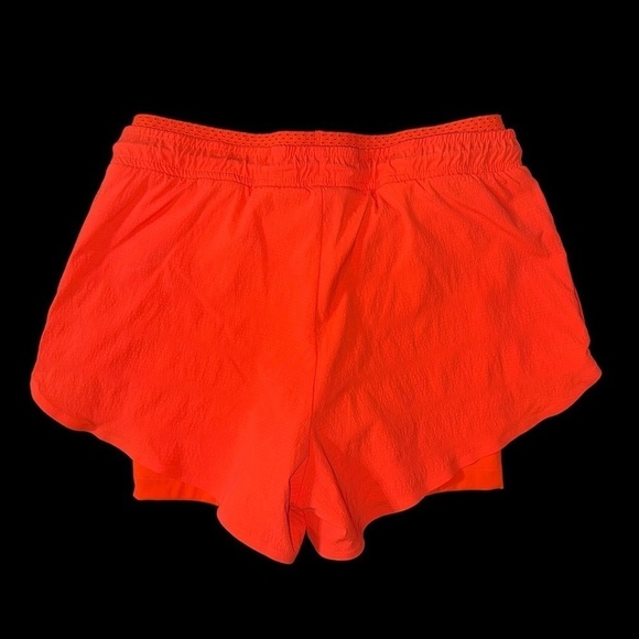 Athleta Trekkie Crest 2 in 1 Shortie in Racing Red Athletic Ripstop Neon Shorts - Picture 8 of 10